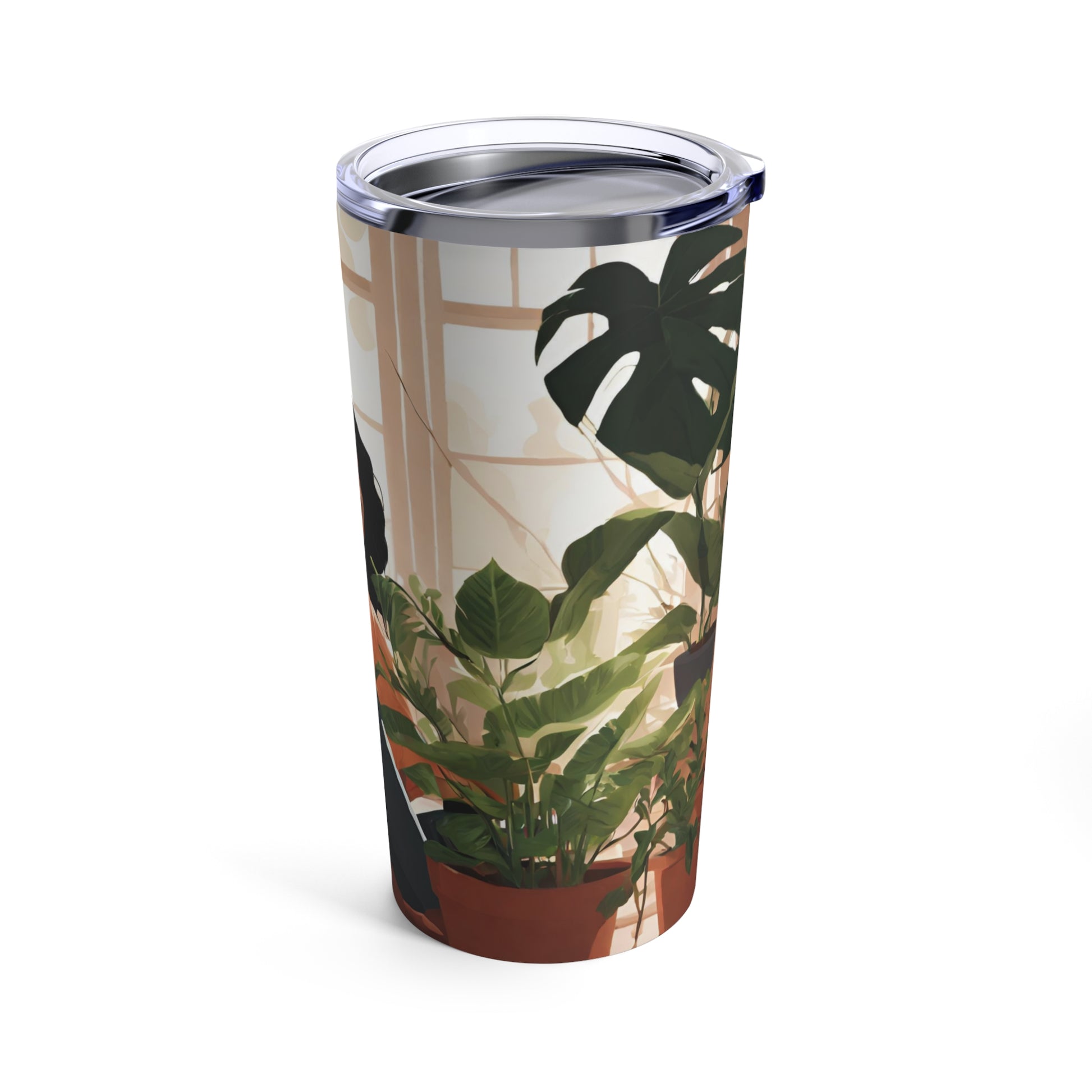 Black Girl in plant room 20oz Tumbler - TSHIRTLA20