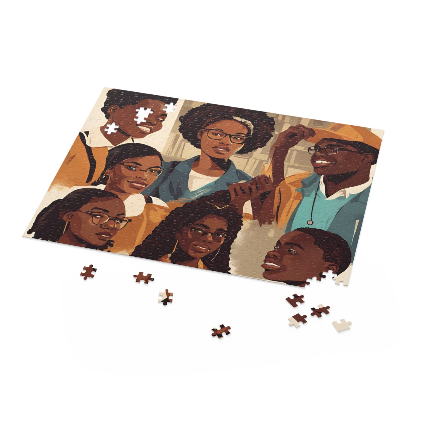 Black Students Puzzle - TSHIRTLA20