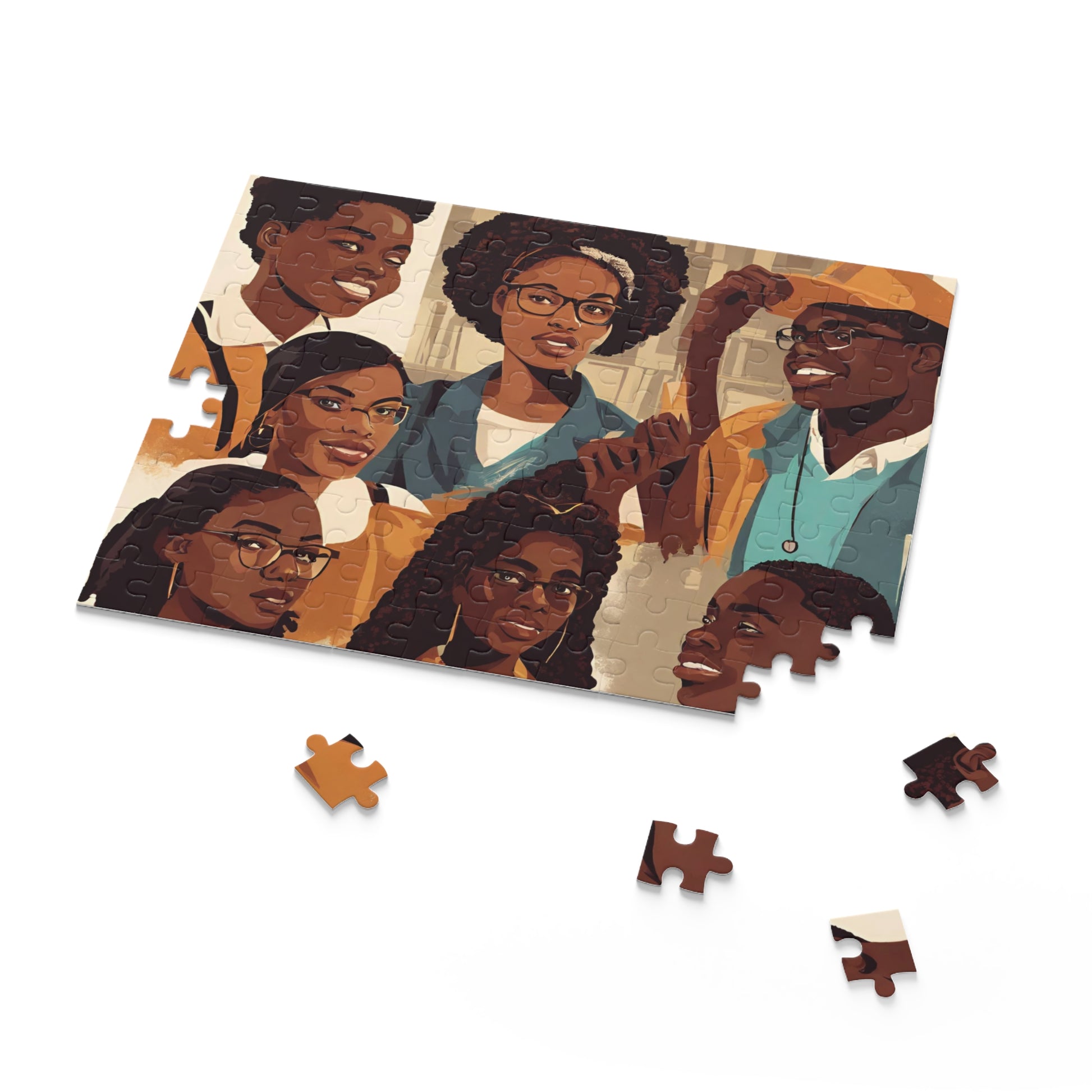 Black Students Puzzle - TSHIRTLA20