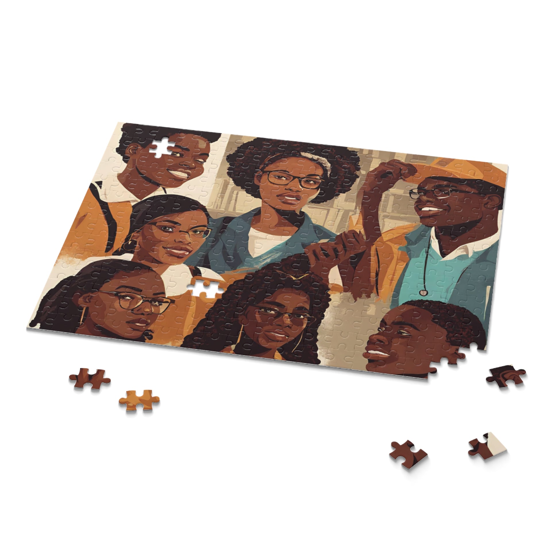 Black Students Puzzle - TSHIRTLA20