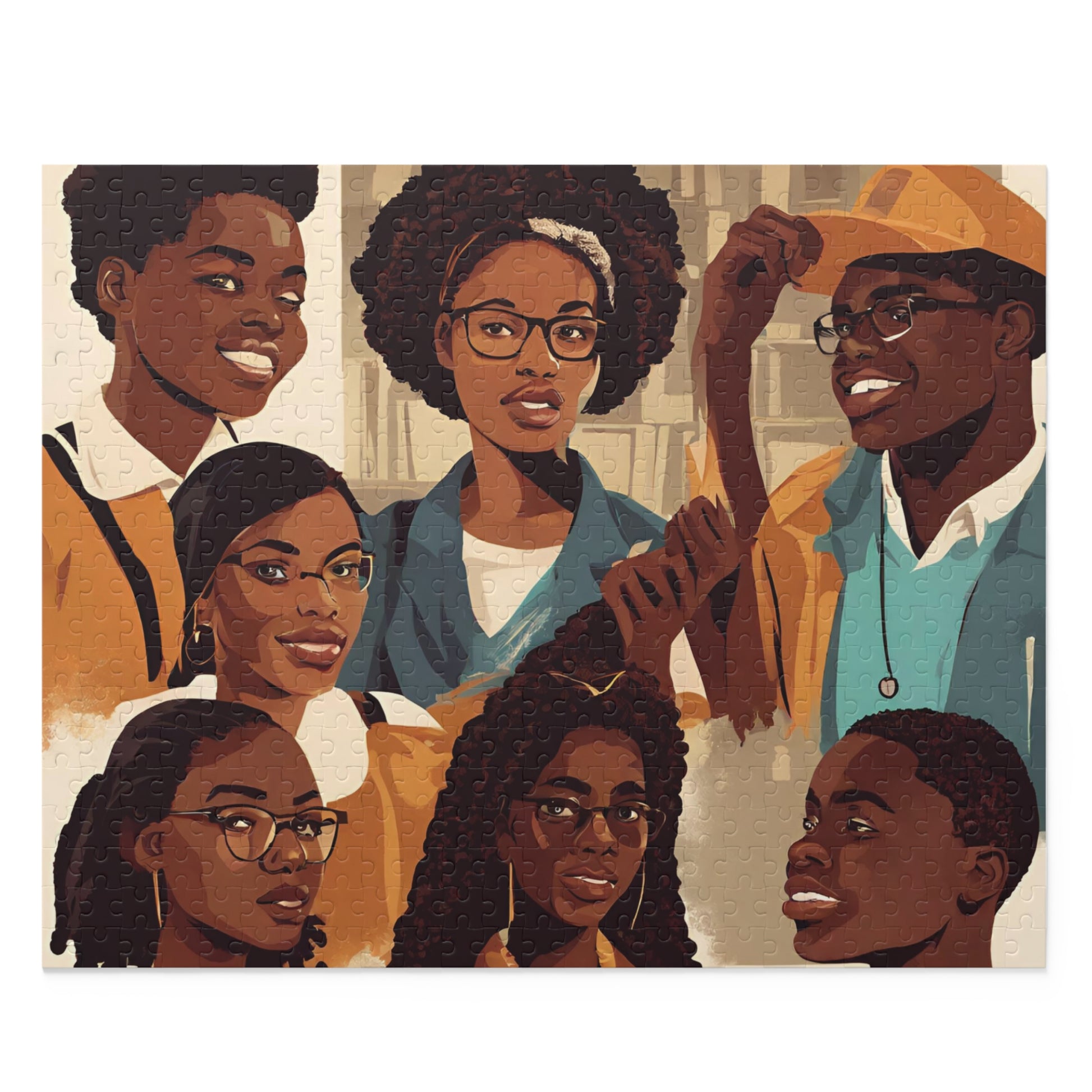 Black Students Puzzle - TSHIRTLA20