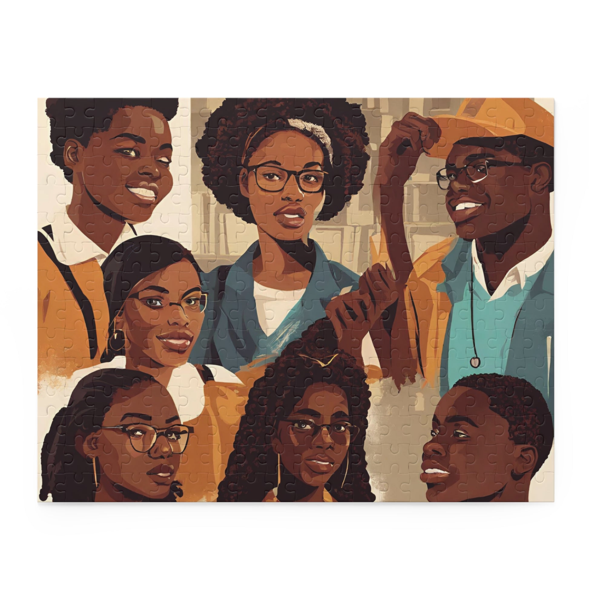 Black Students Puzzle - TSHIRTLA20