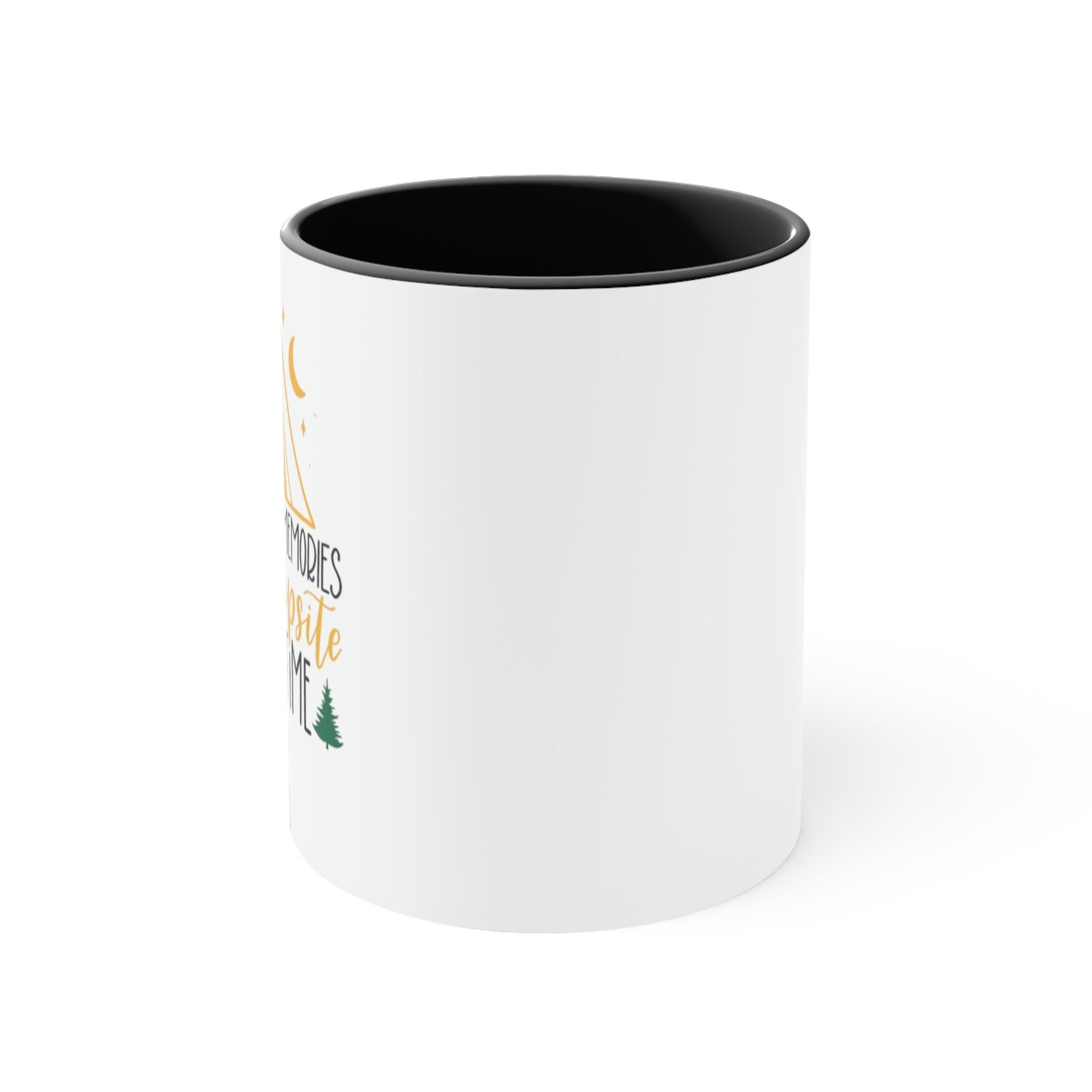 Making memories one campsite at a time Accent Coffee Mug, 11oz - TSHIRTLA20