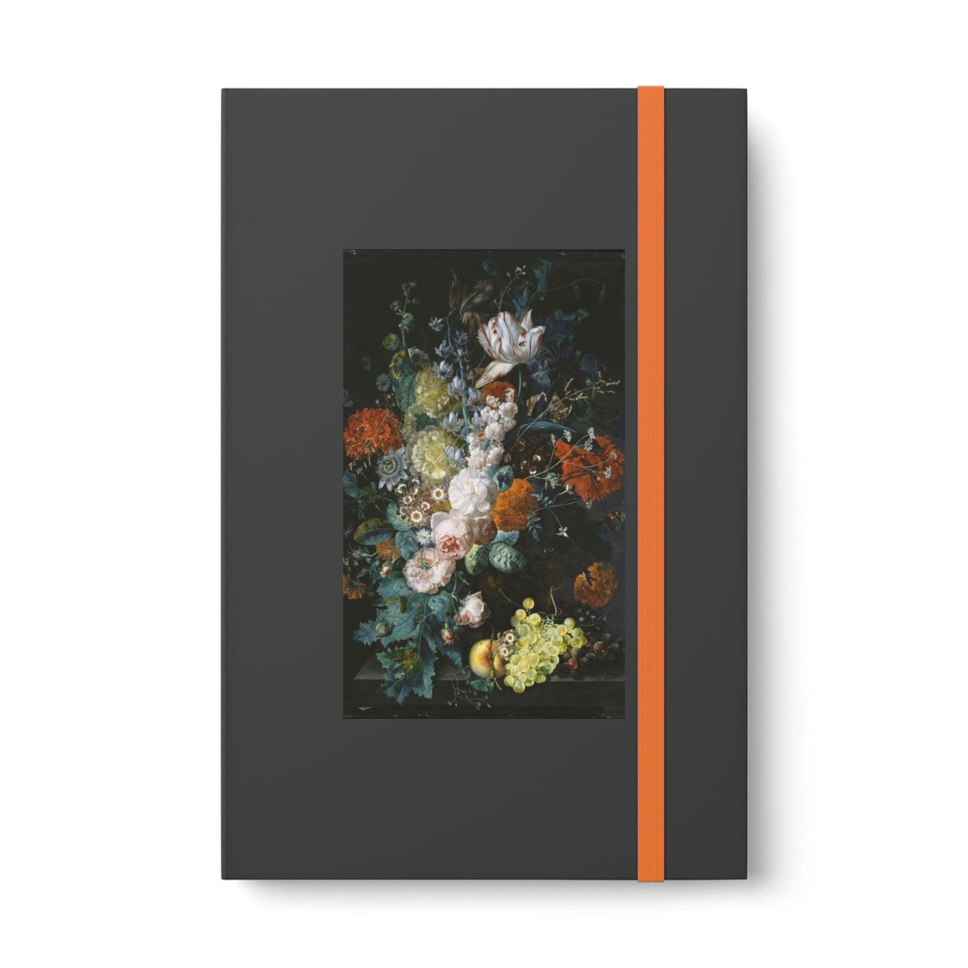 Floral Color Contrast Notebook - Ruled - TSHIRTLA20