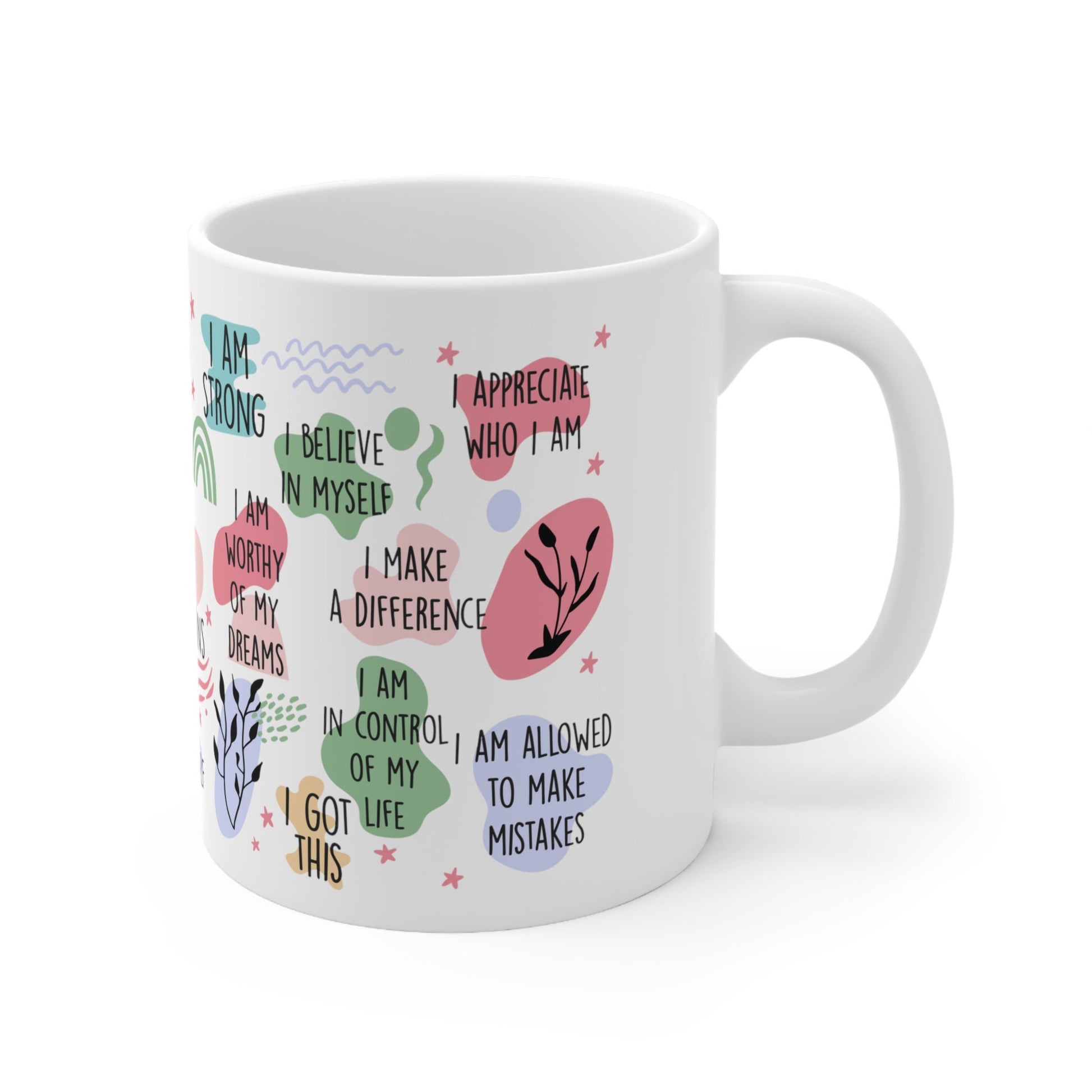 Daily affirmation coffee mug - TSHIRTLA20