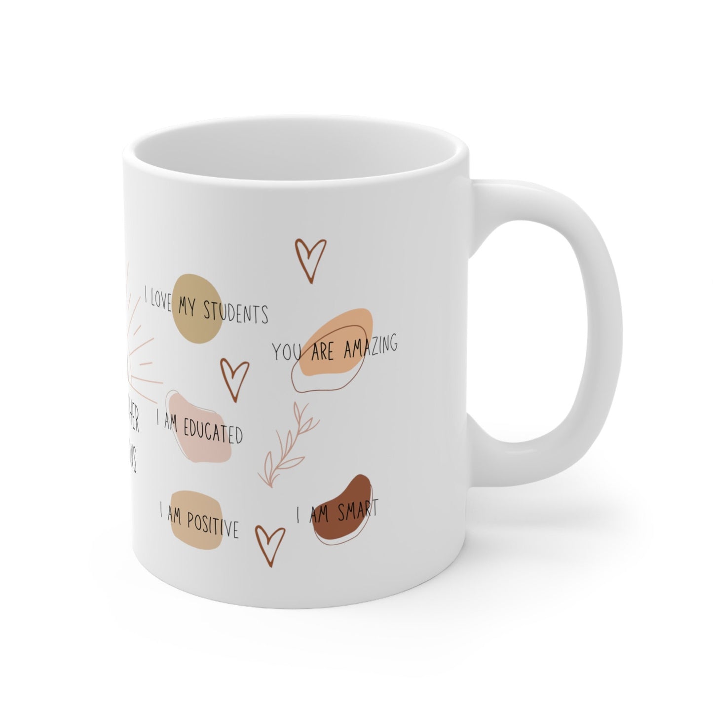 Teacher's Daily affirmation coffee mug - TSHIRTLA20