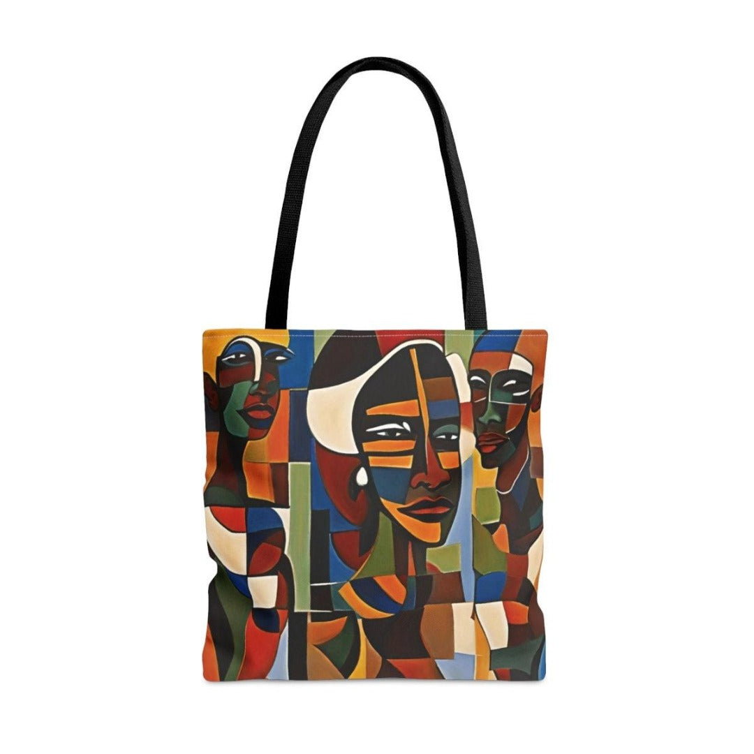 African American Colorful Abstract Tote Bags (Small, Medium or Large) - TSHIRTLA20