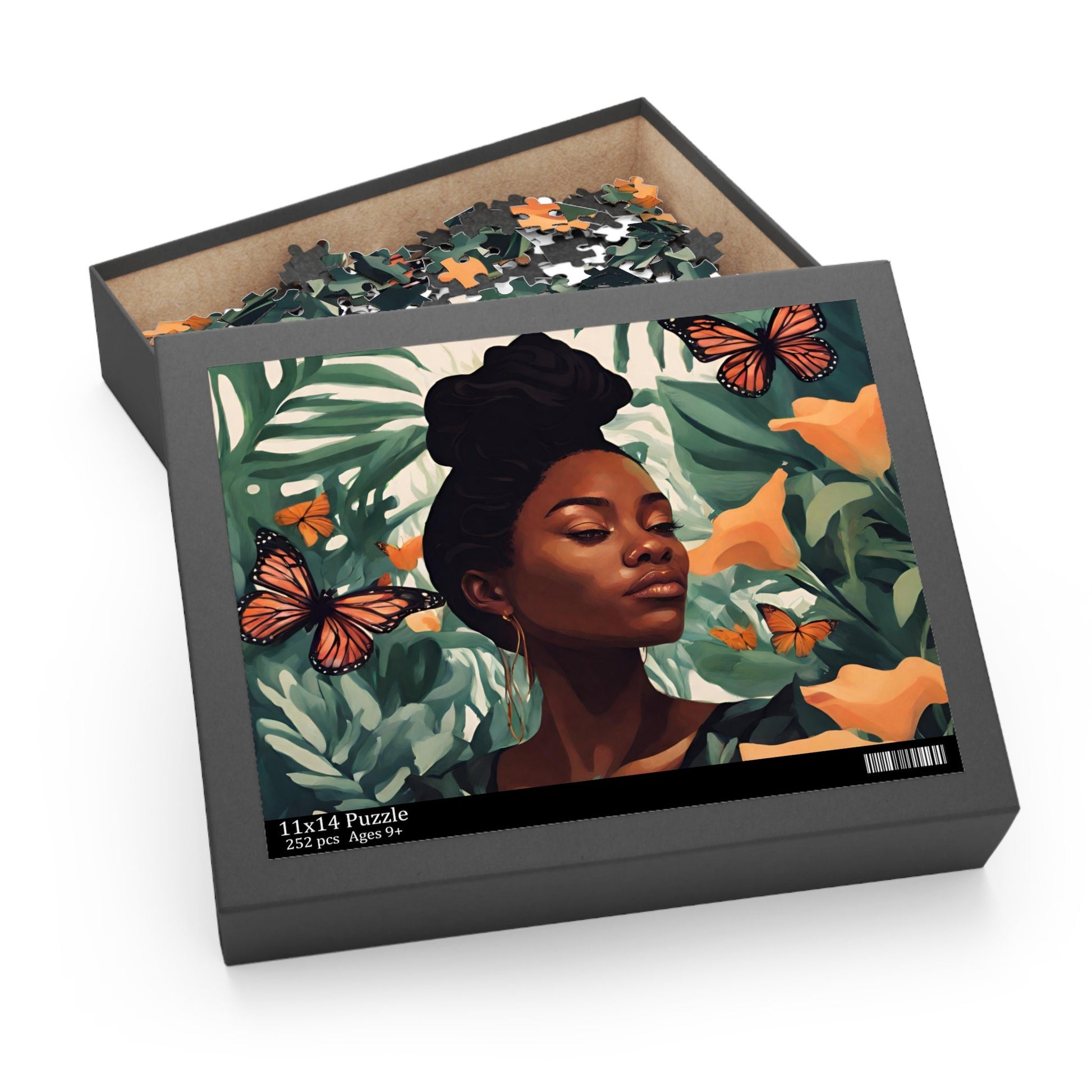 Black Woman in Nature Puzzle - TSHIRTLA20