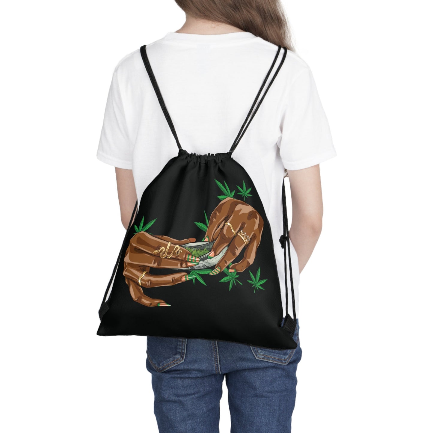 Rolling Weed Drawstring Bag - TSHIRTLA20